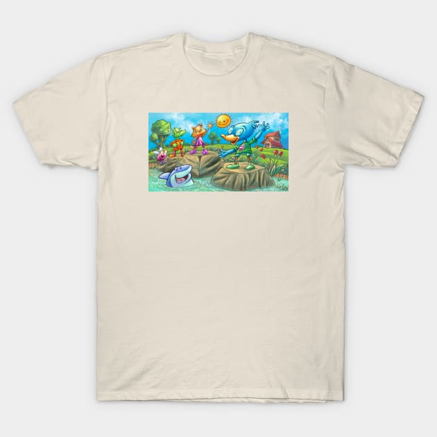 Forest Friends 2 T-Shirt by BlueGlue